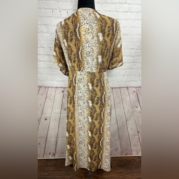 KORI AMERICA Womens Size Small Kimono Duster Cardigan Short Sleeve tie waist NWT - Picture 3 of 4